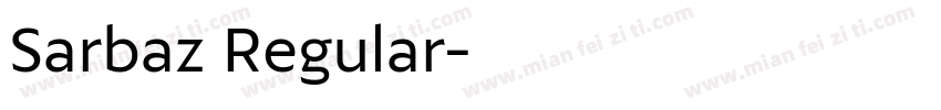 Sarbaz Regular字体转换